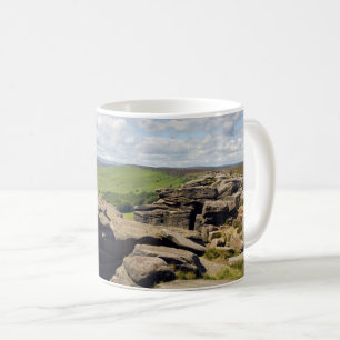Stanage Edge in the Peak District souvenir photo Coffee Mug