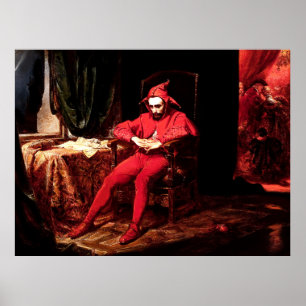 Stanczyk painting by Polish artist Jan Matejko Poster