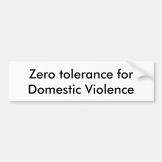 Stand against Domestic Violence Bumper Sticker