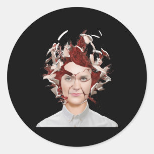 Stand Against Nick Fuentes' Hate Sticker1 Classic Round Sticker