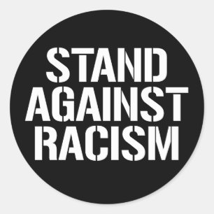Stand Against Racism Classic Round Sticker