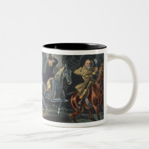 Stand and Deliver, aquatinted by E. Duncan Two-Tone Coffee Mug