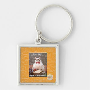 Stand back! key ring
