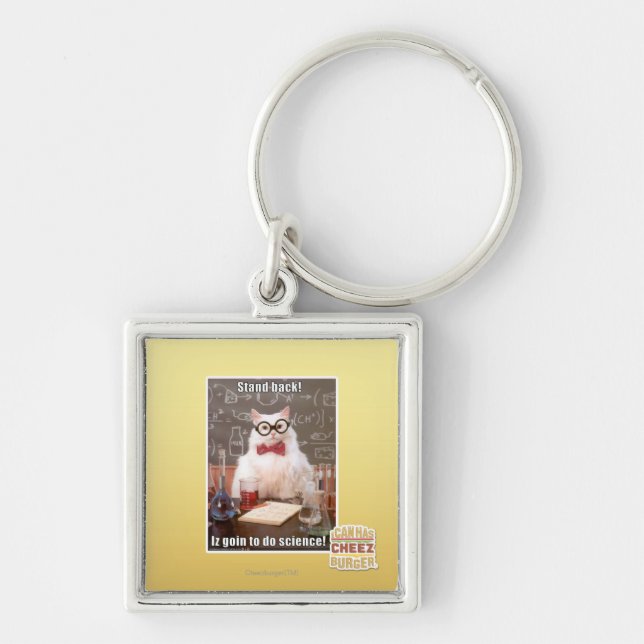 Stand back! key ring (Front)