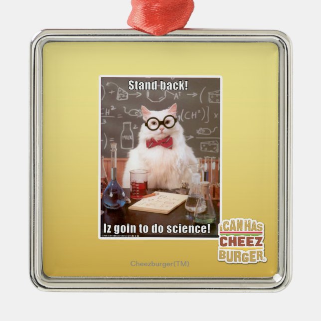 Stand back! metal tree decoration (Front)