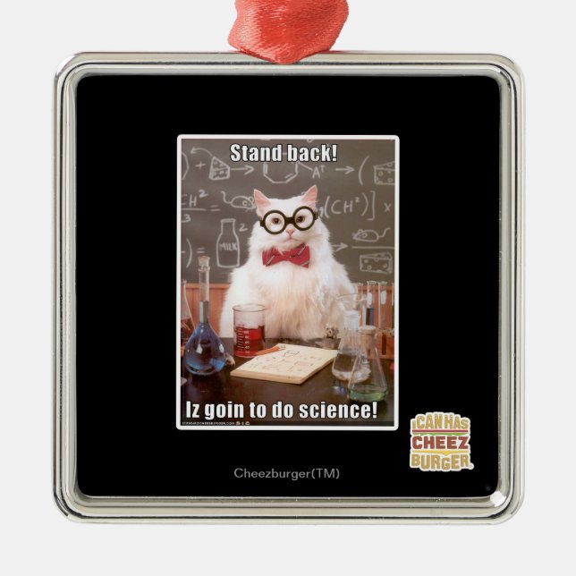 Stand back! metal tree decoration (Front)