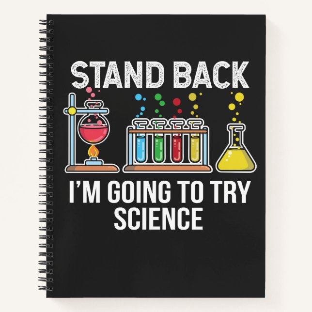 Stand Back Try Science Notebook (Front)