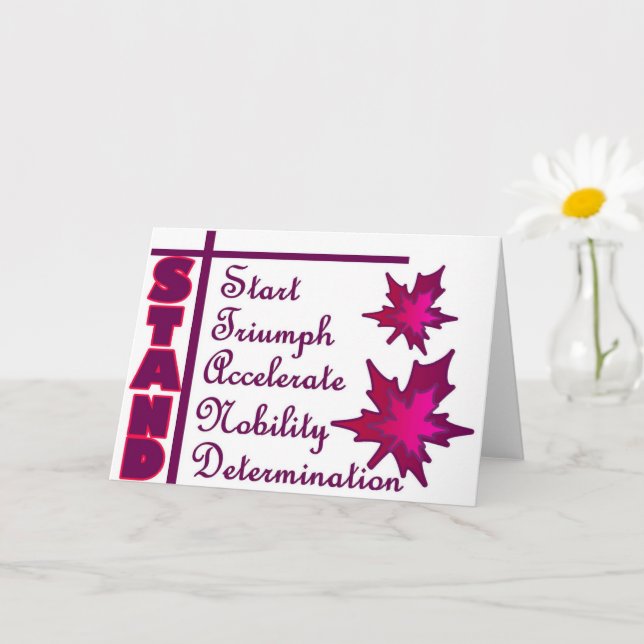STAND Collection Card (Small Plant)