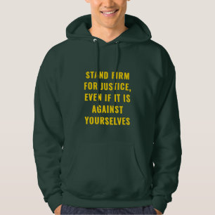 Stand Firm for Justice Hoodie Pro-Palestine