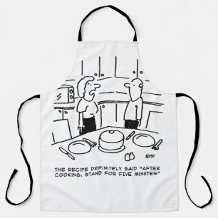 Stand for 5 Minutes Recipe Instructions Apron