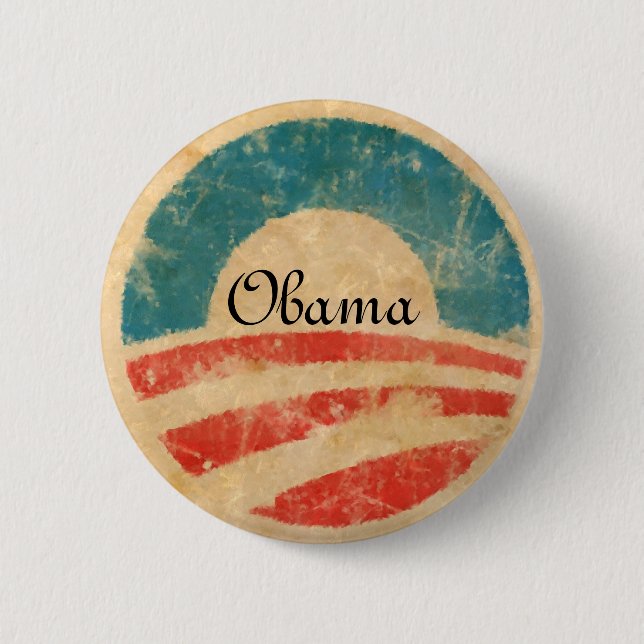 Stand For Change, Obama 6 Cm Round Badge (Front)