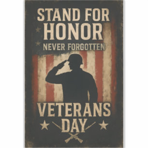 Stand For Honour – Veterans Day Tribute Design