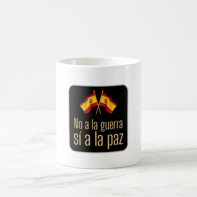 Stand for Peace Spain Coffee Mug (Center)