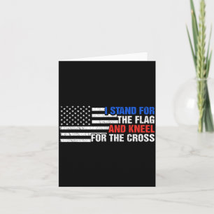 Stand for The Flag Memorial Day USA Flag Veteran Card