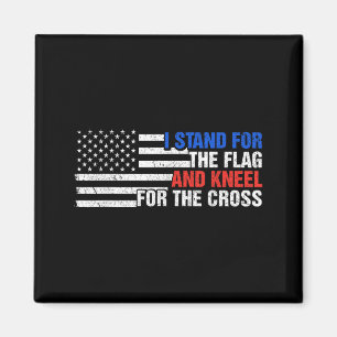 Stand for The Flag Memorial Day USA Flag Veteran Magnet