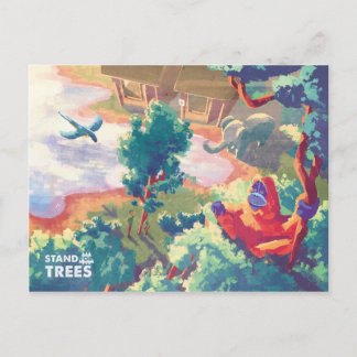 Stand For Trees Postcard