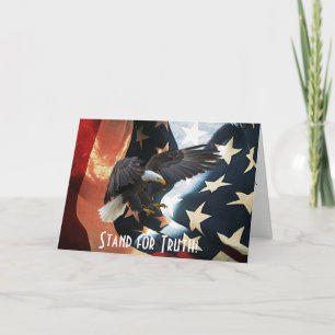 Stand for Truth Greeting card