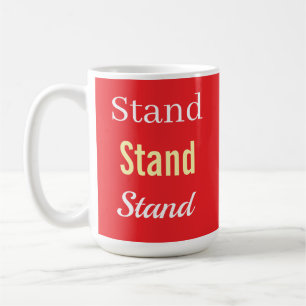 Stand Logo Red Coffee Mug