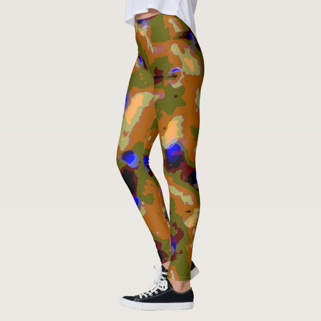 Stand-out Camouflage Leggings (Left)