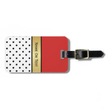 Stand Out From the Crow Red White Black Polka Dots