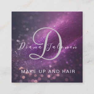 Stand Out in the Beauty Industry, Professional Square Business Card
