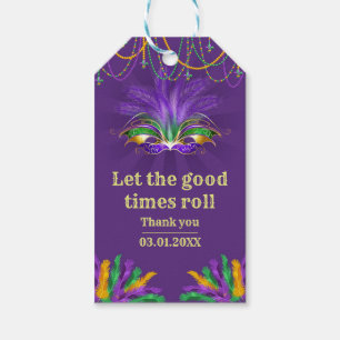 Stand Out with Festive Mardi Gras Gift Tags