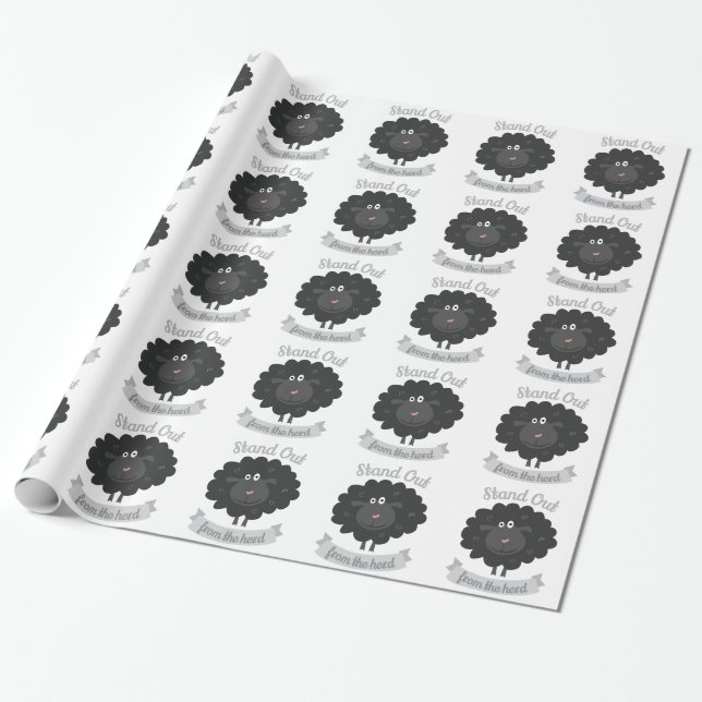 Stand Out Wrapping Paper (Unrolled)