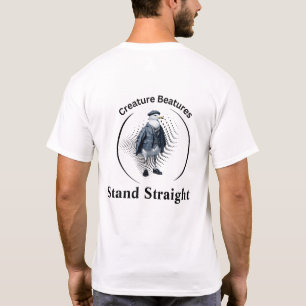 Stand straight seagull in scottish tartan disguise T-Shirt