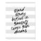 Stand Strong, Be Yourself Motivational Quote Print
