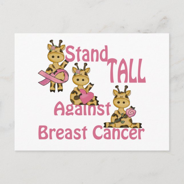 stand tall against breast cancer postcard (Front)