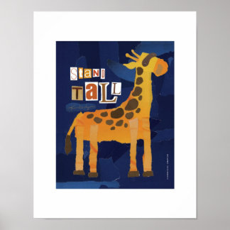 Stand Tall Giraffe Print