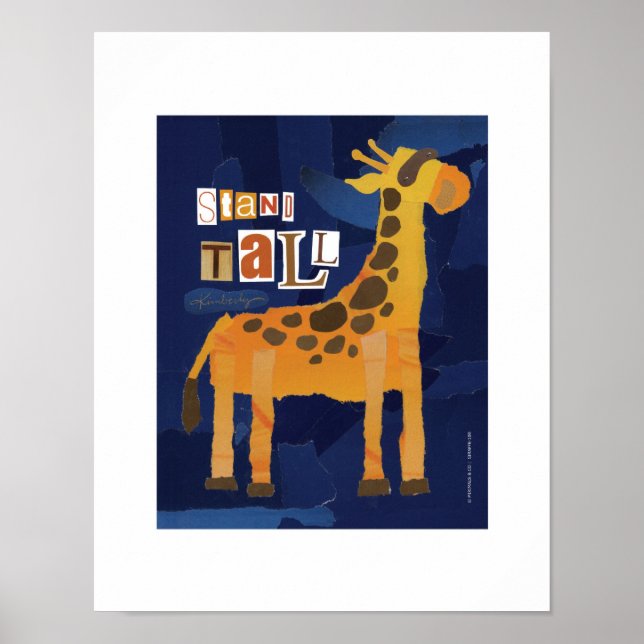 Stand Tall Giraffe Print (Front)