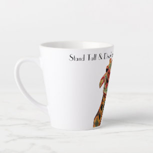 Stand Tall Giraffe Watercolor Mug Coffee