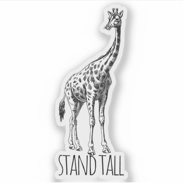 Stand Tall Graceful Giraffe (Front)