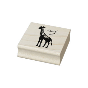 Stand Tall Rubber Stamp