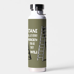Stand Tall Stoic Quote Coffee Mug Water Bottle