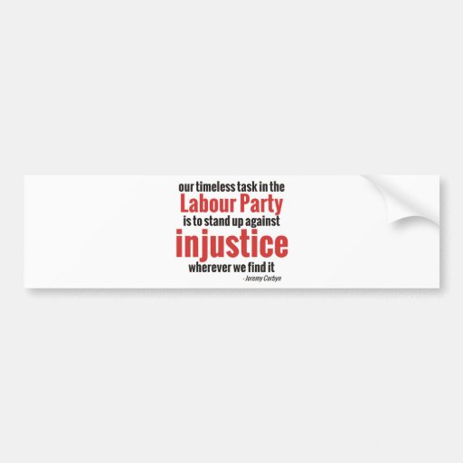 Image of Stand up Against Injustice Bumper Sticker