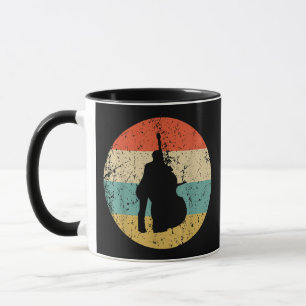 Stand Up Bass Shirt - Vintage Retro Music Mug