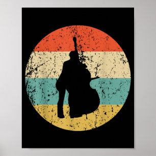 Stand Up Bass Shirt - Vintage Retro Music Poster