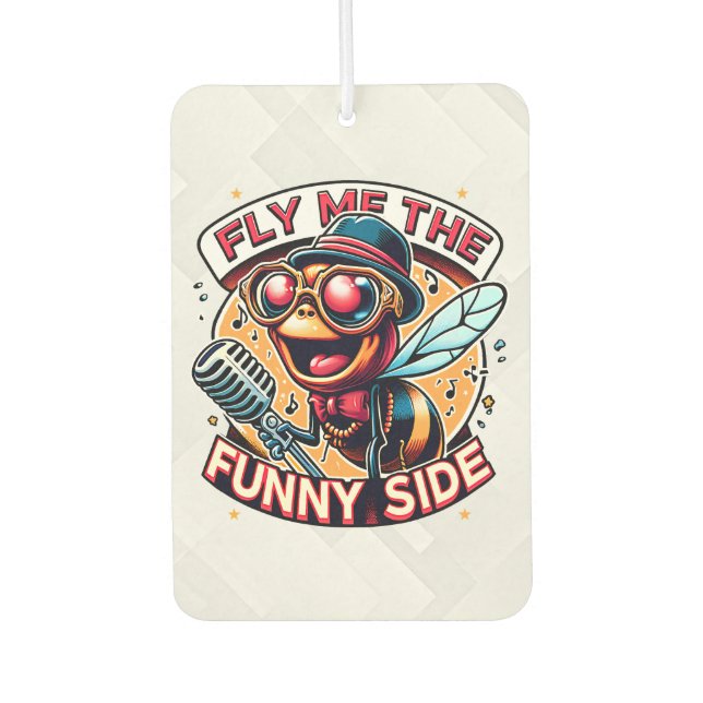 Stand-Up Bee Car Air Freshener (Front)