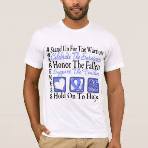 Stand Up Celebrate Honour Collage Oesophageal T-Shirt