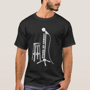 Stand Up Comedy Comedian Microphone T-Shirt