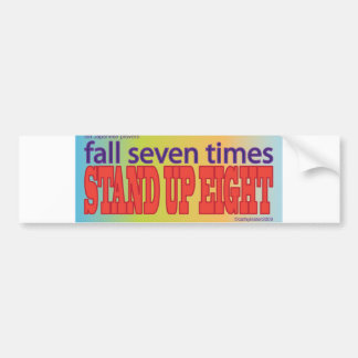 stand up eight bumper sticker