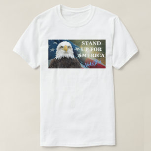 STAND UP FOR AMERICA #VoteBlue T-Shirt