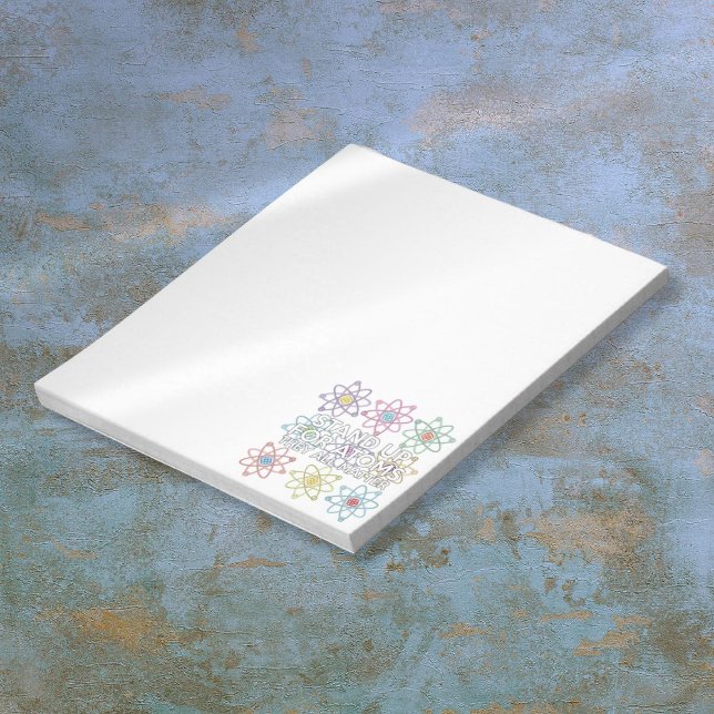 STAND UP FOR ATOMS Science Notepad (STAND UP FOR ATOMS Fun Science Notepad)