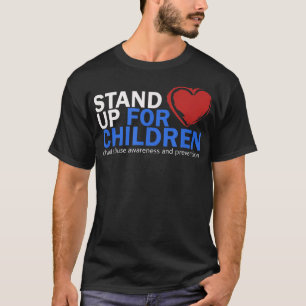 Stand Up For Children -National Child Abuse Preven T-Shirt