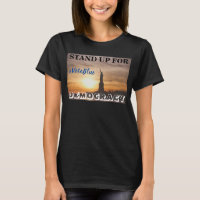STAND UP FOR DEMOCRACY #VoteBlue T-Shirt
