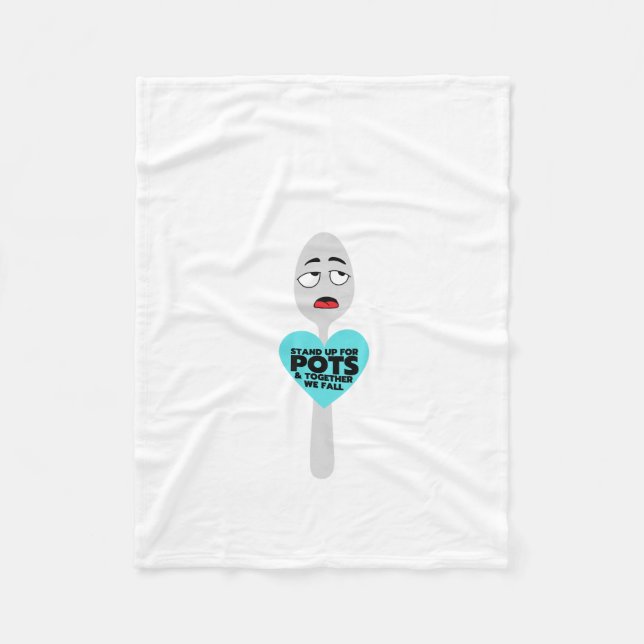 Stand Up For Pots Fleece Blanket (Front)