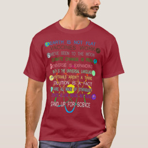 Stand Up For Science Cool Pro Science Graphic T-Shirt