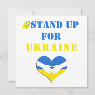 # Stand Up For Ukraine - Freedom - Ukrainian Flag 